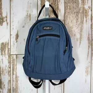 Eddie Bauer Navy Mini Backpack. Y2k with Walkman Holder. Excellent condition!